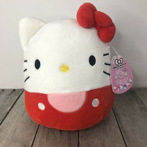 Squishmallow Sanrio Hello Kitty Red 10"